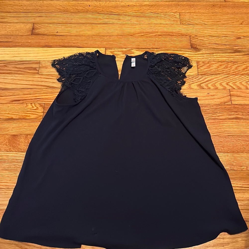 Navy blue dress shirt size XL